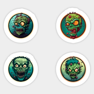 Funny Zombie stickers Sticker